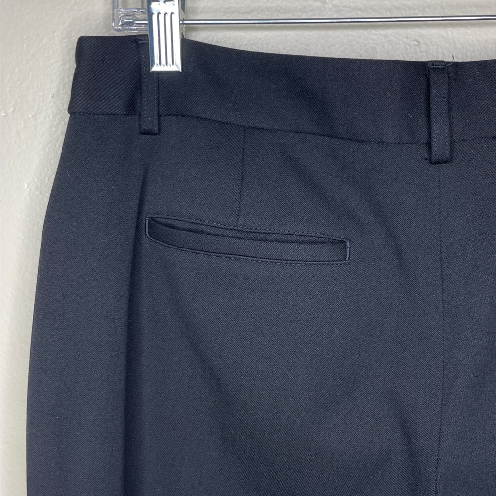 EXPRESS Black Trouser Pants Stretch EDITOR BARELY BOOT Low Rise Career 8R - Picture 6 of 11